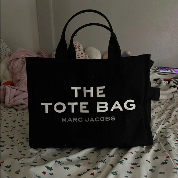 Marc Jacobs Black Canvas Tote - Picture 1 of 4